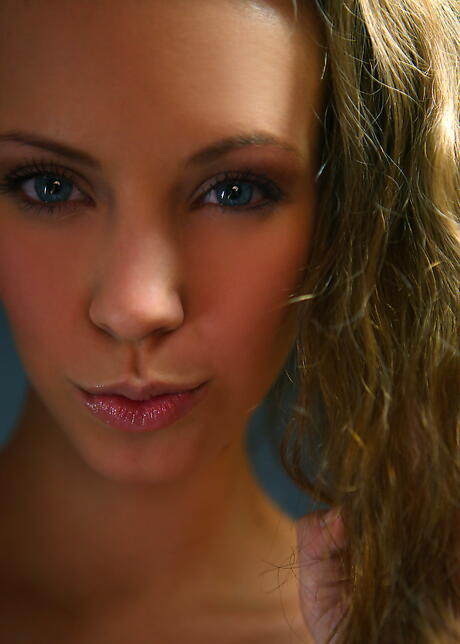 Slender teen Natasha S uncovers small tits and butt 