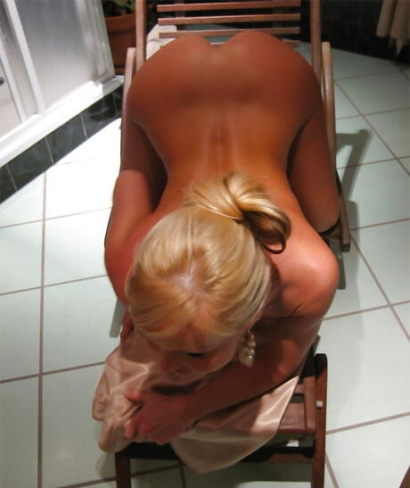 Glamorous czech blonde milf Silvia Saint revealing big hooters and spreading her legs 